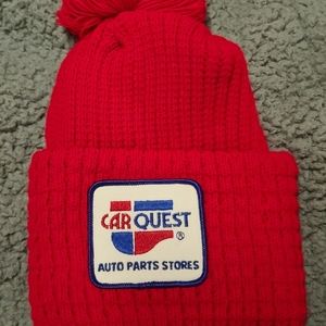 Vintage Carquest toboggan beanie hat